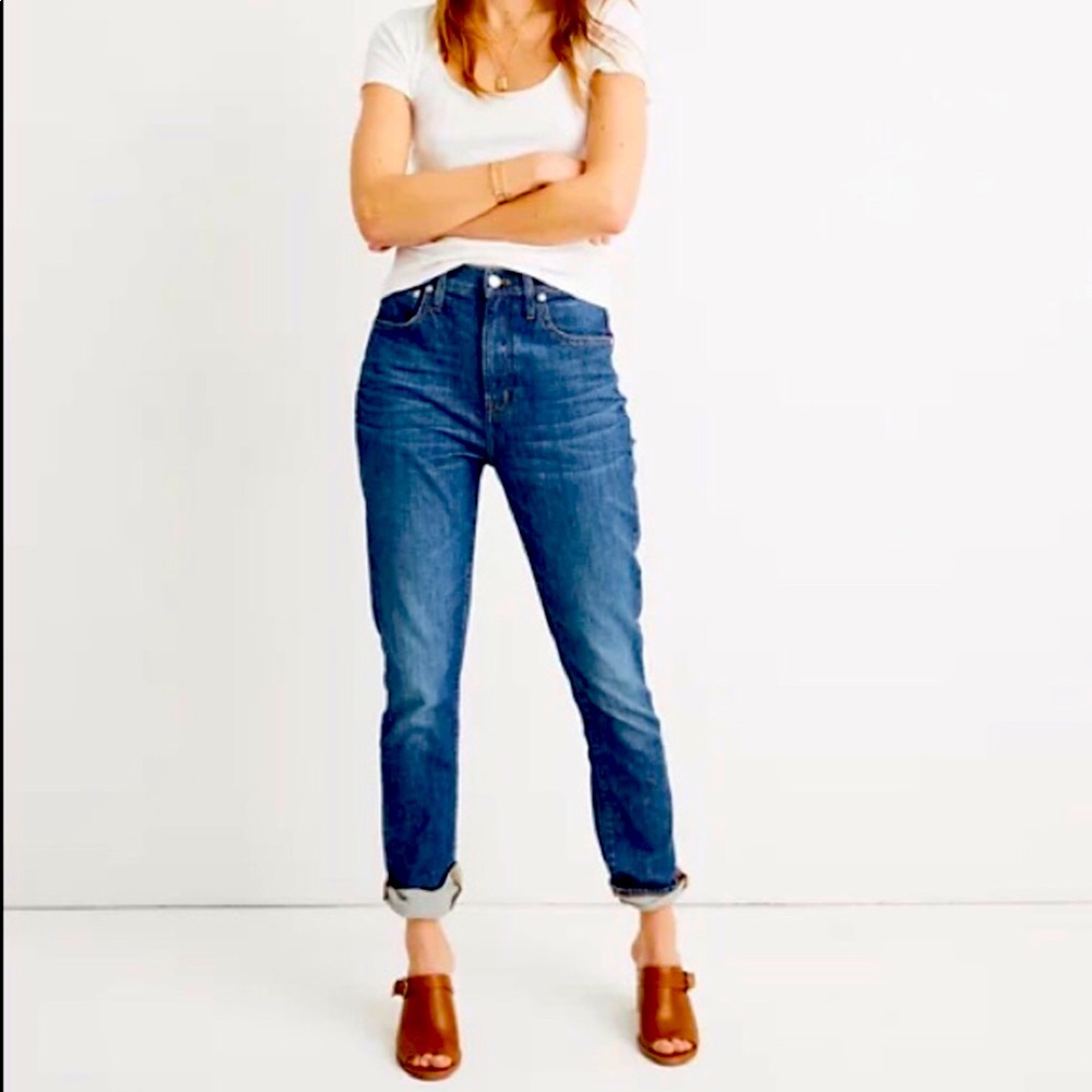 Madewell High Rise Slim Boy Jean
